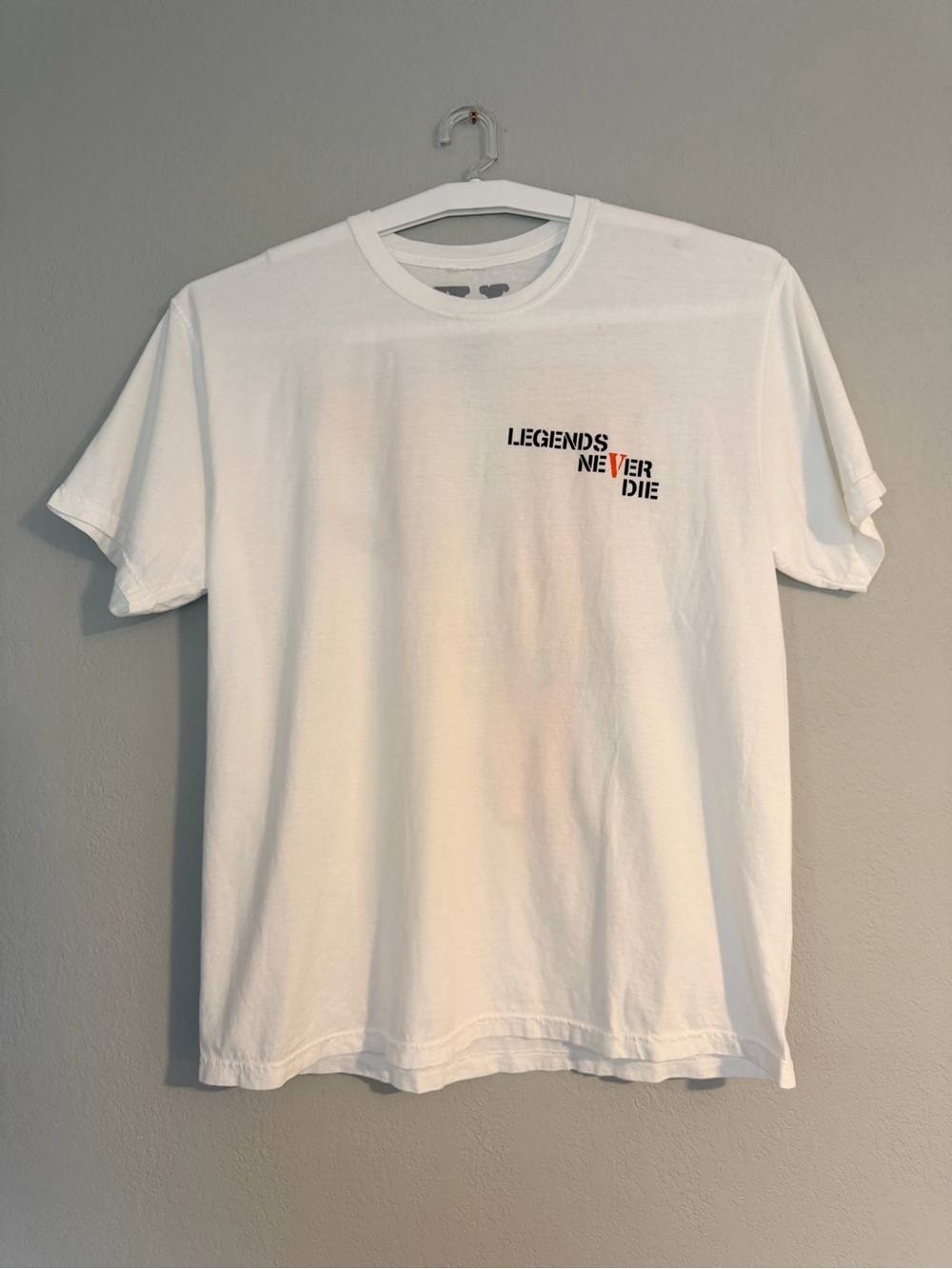 Vlone X Juice WRLD Butterfly Tee - Legends Never Die - White - Size XL